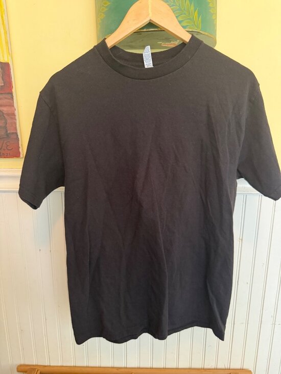 American Apparel Other - American Apparel Black Short Sleeve T Shirt Men M Made In Nicaragua